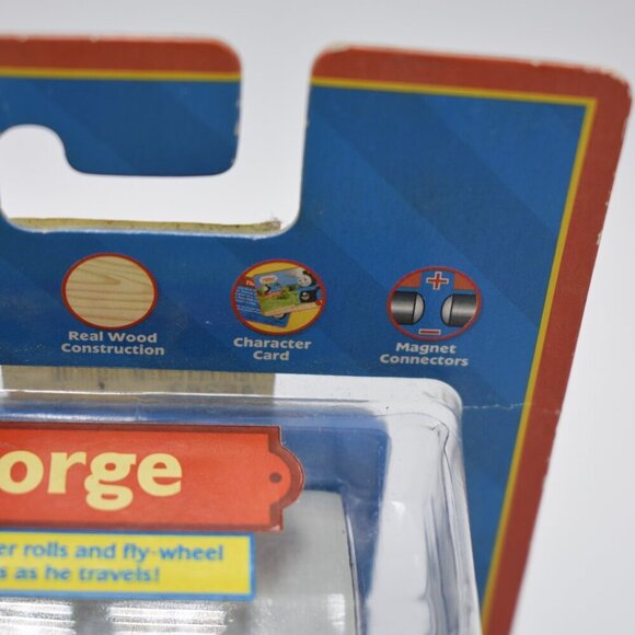 George Steamroller Character Card Thomas & Friends Wooden Railway Train 2005 New - Picture 4 of 11